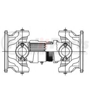 Dana Spicer 906550-1 Drive Shaft Short Couple Drive Shaft