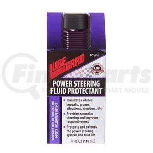 20404 by LUBE GARD PRODUCTS - Lubegard Power Steering Fluid Protectant - 4 oz. (English Only)