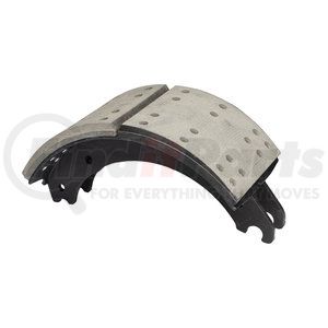 HV774515QR by HALDEX - Drum Brake Shoe and Lining Assembly - Rear, Relined, 1 Brake Shoe, without Hardware, for use with Meritor "Q" Current Design Applications