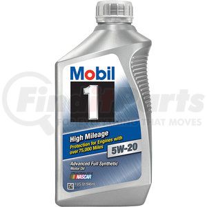 120455 by MOBIL OIL - Engine Oil - Advanced Full Synthetic, High Mileage, SAE 5W-20, 1 Quart