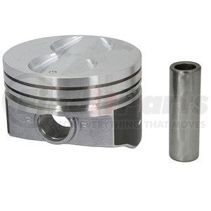 H345DCP 60 by SEALED POWER - Engine Piston - Hypereutectic Aluminum, Flat Top, with 4 Valve Relief (Set of 8)