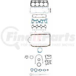 2601748 by FEL-PRO - PermaDry® Engine Gasket Set - Molded, Rubber, with Valve Cover Gasket