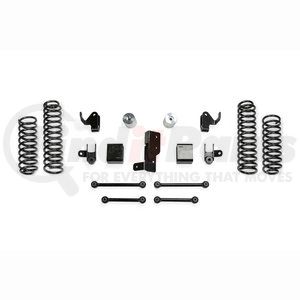 K4200 by FABTECH - 3" SPORT SYSTEM W/ SHK EXT 2021 JEEP JL 4XE 4-DOOR