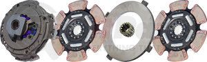 NMU898-157-8 by ILLINOIS AUTO TRUCK - Transmission Clutch Assembly - 15.5" x 2" Easy Effort Clutch, 4200 Plate Load / 2250 Torque