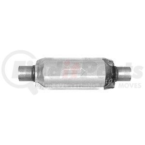 608214 by ANSA - Federal / EPA Catalytic Converter - Universal OBDII - 2.00" ID Neck / 2.00" ID Neck; Round; 5.9L / 6250; O2 Port: 1 - Pass. side