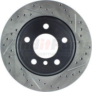 127.34061L by STOPTECH - Sport Drilled & Slotted Brake Rotor, Rear Left
