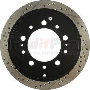 127.44157R by STOPTECH - Sport Drilled & Slotted Brake Rotor, Rear Right