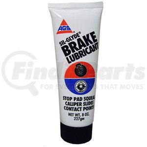 BK-8 by AGS COMPANY - Sil-Glyde Silicone Brake Lubricant, Tube, 8 oz