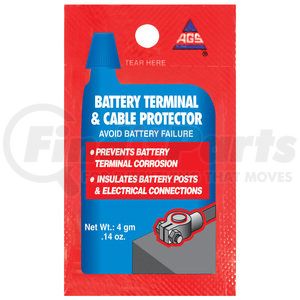 BT-1 by AGS COMPANY - Battery Terminal Protector Dielectric Grease, Pouch, 4 g, 100