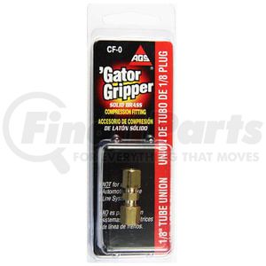 CF-0 by AGS COMPANY - Brass compression union, 1/8, 1/card