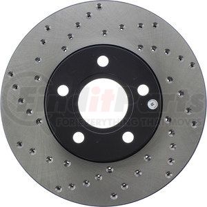 128.61100R by STOPTECH - Sport Cross Drilled Brake Rotor, Front Right