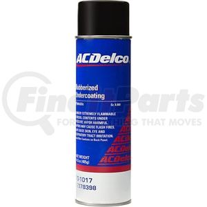 10-1017 by ACDELCO - Undercoating, Rubberized, Paintable, 14.3 Oz.