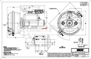 02-460-518 by MICO - Air/Hydraulic Actuator - Hydraulic Oil, 1.5" Bore Dia., T36 Chamber