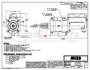 02-460-610 by MICO - Brake Master Cylinder - Hydraulic Oil Type
