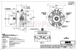 02-556-410 by MICO - Multiple Disc Brake - with Pressure Override, Hydraulic Oil Type, 13 Tooth Spline, 5-3/4" Bolt Circle