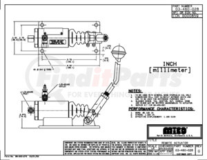 03-460-028 by MICO - Actuator Only - for Complete Assembly 03-460-028, Hydraulic Oil Type