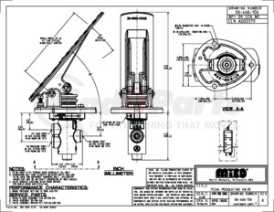 06-466-106 by MICO - Pedal Actuated Modulating Valve - 1500 PSI