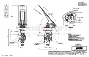 06-466-200 by MICO - Pedal Actuated Tandem Modulating Valve - 1200 PSI