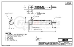 12-120-010 by MICO - Slave Cylinder - Hydraulic Oil Type, 0.62" Bore Diameter