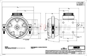 12-460-025 by MICO - Air/Hydraulic Actuator - for 1.125" Brake Fluid Type, Type 12 Chamber