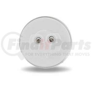TLED-2XCR by TRUX - Marker Light, 2" Round, Clear Red, LED (7 Diodes)