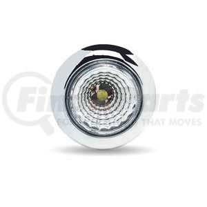 TLED-B1CA by TRUX - Marker Light, Mini Button, Clear Amber, LED, with Reflector & Silicone Locking Ring (1 Diode)