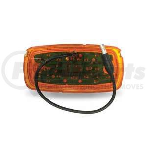 TLED-BA by TRUX - Marker Light - Double Bullseye, Amber, 16 LED Diodes, 1 Hot Wire