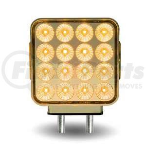 TRUX TLED-SDXC Brake Light LED Light, Double Face, Double Post, Square, with Reflector (42 Diodes)