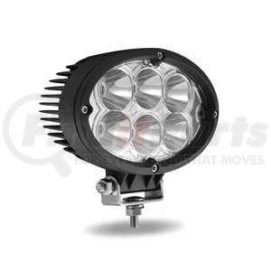 TLED-U9 by TRUX - Work Light, Universal, White, Cree Oval, Clear Lens, Black Housing, 6 Diodes, 5400 Lumens