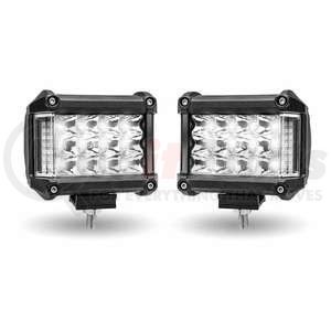 TLED-U106 by TRUX - Work Light - 9.30V, 18 Watts, LED, Spot & 4 Pulse Strobe, with Amber Side