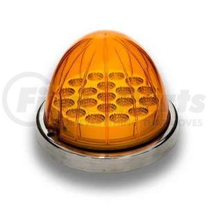 TLED-WA by TRUX - Turn Signal & Marker Watermelon Light, LED, Amber, with Reflector Cup & Locking Ring