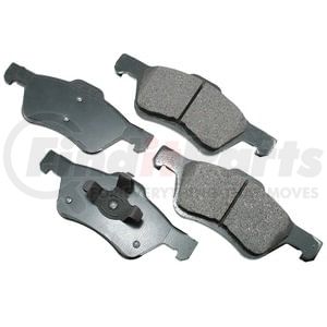 ACT1047 by AKEBONO - ProACT Ultra Premium Ceramic Disc Brake Pad Kit