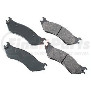 ACT1077 by AKEBONO - ProACT Ultra Premium Ceramic Disc Brake Pad Kit