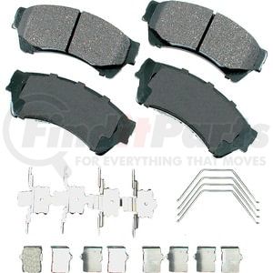 ACT1164 by AKEBONO - ProACT Ultra Premium Ceramic Disc Brake Pad Kit