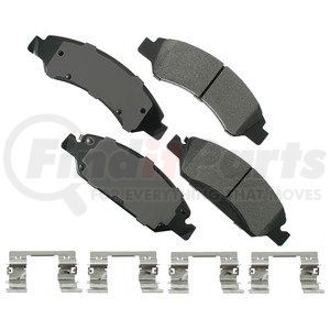 ACT1363 by AKEBONO - ProACT Ultra Premium Ceramic Disc Brake Pad Kit