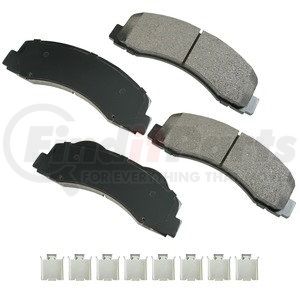 ACT1414 by AKEBONO - ProACT Ultra Premium Ceramic Disc Brake Pad Kit