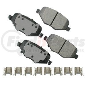 ACT1612 by AKEBONO - ProACT Ultra Premium Ceramic Disc Brake Pad Kit