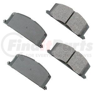 ACT242 by AKEBONO - ProACT Ultra Premium Ceramic Disc Brake Pad Kit