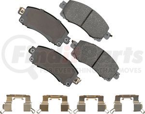 ACT2045 by AKEBONO - ProACT Ultra Premium Ceramic Disc Brake Pad Kit