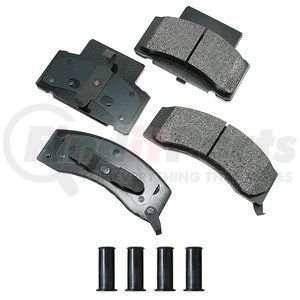 ACT459 by AKEBONO - ProACT Ultra Premium Ceramic Disc Brake Pad Kit