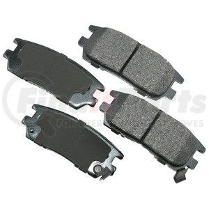 ACT567 by AKEBONO - ProACT Ultra Premium Ceramic Disc Brake Pad Kit