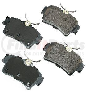 ACT627 by AKEBONO - ProACT Ultra Premium Ceramic Disc Brake Pad Kit
