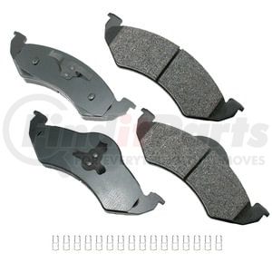 ACT820 by AKEBONO - ProACT Ultra Premium Ceramic Disc Brake Pad Kit