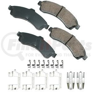 ACT882 by AKEBONO - ProACT Ultra Premium Ceramic Disc Brake Pad Kit