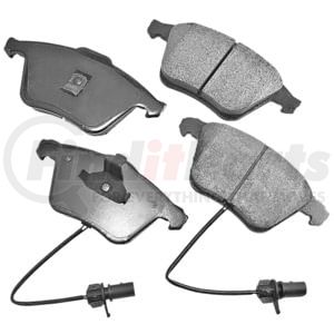 Akebono EUR915 Disc Brake Pad Set EURO Ultra Premium Ceramic Disc Brake Pad Kit