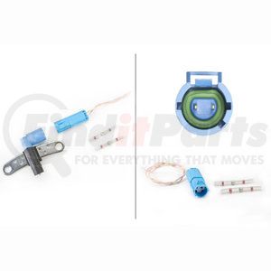 009163641 by HELLA - Crankshaft Pulse Sensor, 2-Pin Connector, with Technical Documentation and Vehicle-Specific Adaptor
