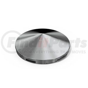 16170 by AMERICAN CHROME - Axle Hub Cap - Front, 5-Notch, 8.72 in. OD, 3.08 in. Height, Chrome, Conical