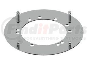 16750 by AMERICAN CHROME - Wheel Cover Clip - Mounting Bracket for Trailer Axle, Mounts 8 1/4 in. Hub Caps