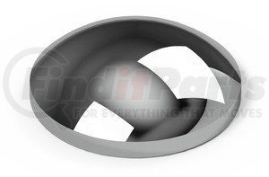 16950 by AMERICAN CHROME - Axle Hub Cap - Rear, 8.19 in. ID, 2.75 in. Height, Chrome, Baby Moon
