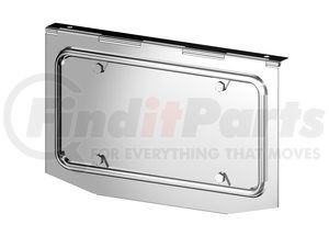 20103 by AMERICAN CHROME - License Plate Holders, 14 in. Length, 8 in. Height, 1 License, Stainless